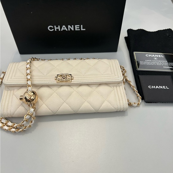Chanel Caviar Boy Long Wallet - Picture 1 of 10
